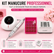 Kit Pro Manucure Complet – Ponceuse + Aspirateur + Embouts